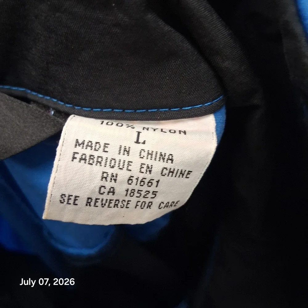 Vintage 90s The North Face Mens Windbreaker Lightweight Jacket Blue Color Block
